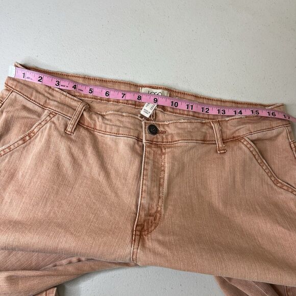 Logo By Lori Goldstein Jeans Womens Size 16‎ Salmon Boyfriend 29.5” Inseam - Picture 3 of 9